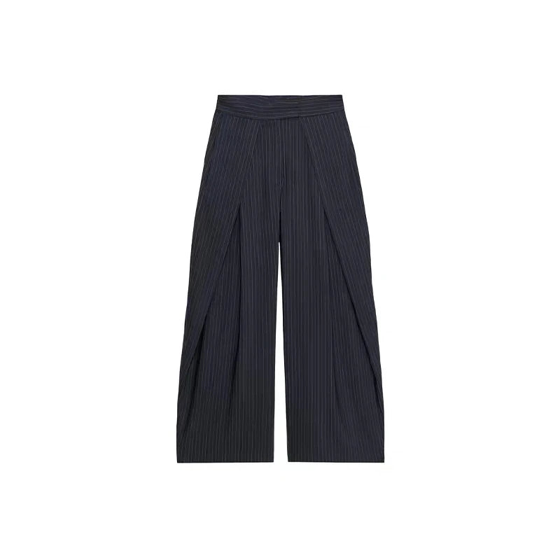 Casual Women's Blazer Pant Suits Loose Lapel Doube-Breasted Top Straight Pants Lady Set 2025 Autumn New 2 Pieces Sets Women Badiee Stylez