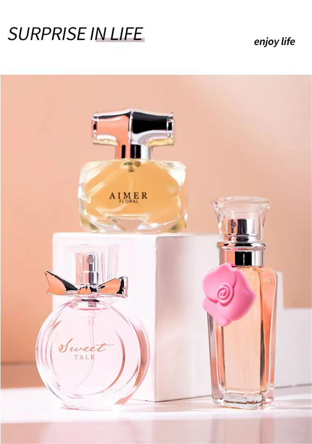 Classic Brand Perfume Women Eau de Parfum Femme 100ml Club De Nuit Perfumes Feminino Gift Box 4Pcs Set Floral Fruity Scent Spray Badiee Stylez