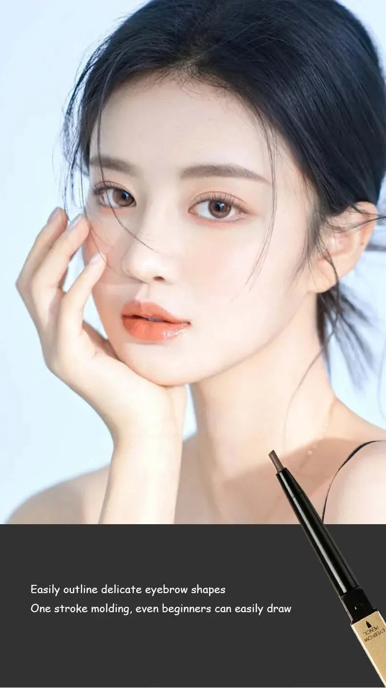 Double Head Eyebrow Pencil with Brush Waterproof Smooth 5 Colors Eye Brow Pen Tint Mascara Enhance Cosmetics Beauty Women Makeup