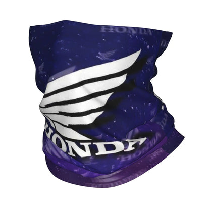 Custom H-Hondaes Motorcycle Rider Winter Headband Neck Warmer Women Men Ski Running Tube Scarf Moto Face Bandana Gaiter 10 Bandana