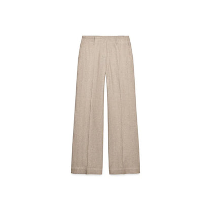 Fashion Short Jackets Pants Sets Women Lapel Zipper Long Sleeve Coats Pleated Straight Pant 2025 Spring Summer Lady Office Suits