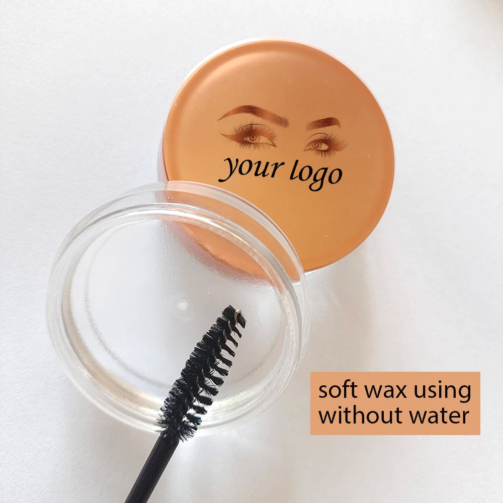 Custom Eyebrow Styling Gel Eye brow Sculpt Soap Waterproof Private Label Transparent Wax Set Brow Soft Gel Eyebrow Makeup