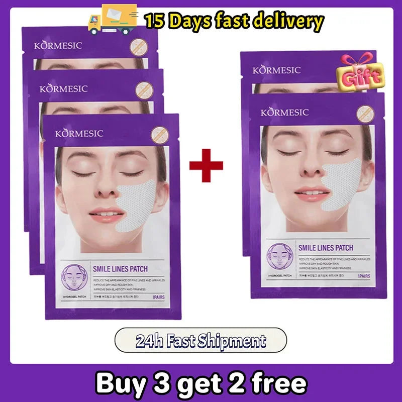 Hydrogel Smile Lines Patch Reduce Fne Lines Lifting Sagging Improve Dry Rough Smooth Enhance Skin Elasticity Moisturizing Care Buy 3 get 2 free