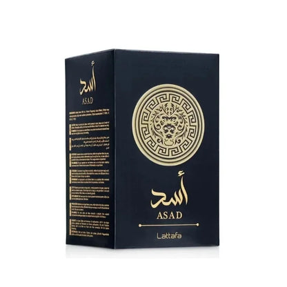 Lattafa Perfumes Black Edition Asad For Unisex Eau De Perfume Spray, 3.4 Ounce Long-Lasting Floral Scent Best Gift - Badiee Stylez