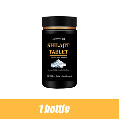 Male Enhancing Supplement With Shilajit Tablets Support for Sperm Quality Natural Muscle Builder Enlargement Pills Stamina Man 1 bottle