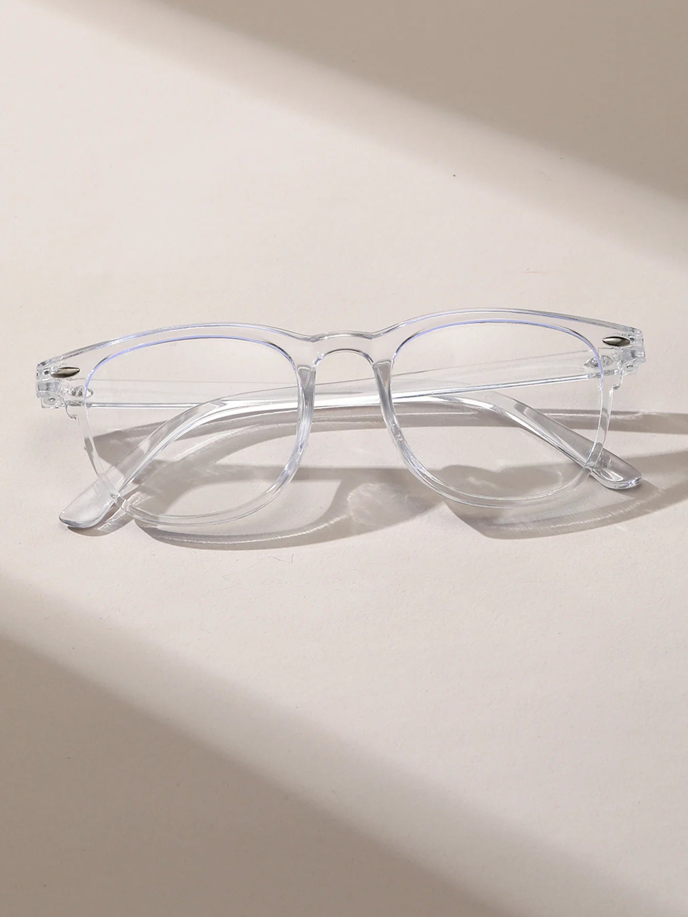 1PC/2PCS Fashion Pentos Plastic Frame Anti-Blue Light Clear Glasses For Daily Office Reading Life Eye Protection Accessories. Badiee Stylez