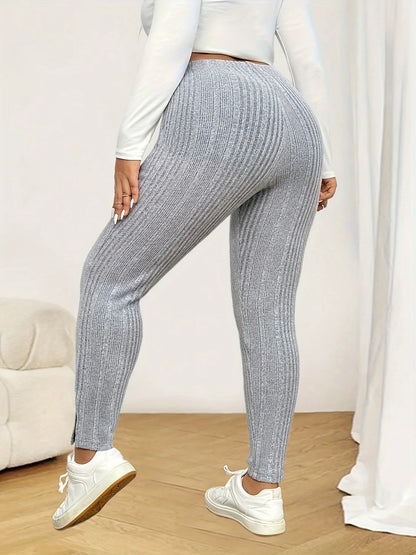 Plus Size 1XL-5XL Fashionable Women's Solid Color Casual Lace Up Pants Women's Casual Cropped Pants