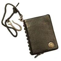 Vintage Genuine leather wallet Men leather long wallet men purse clutch bag male money clips zip around money bag card holder