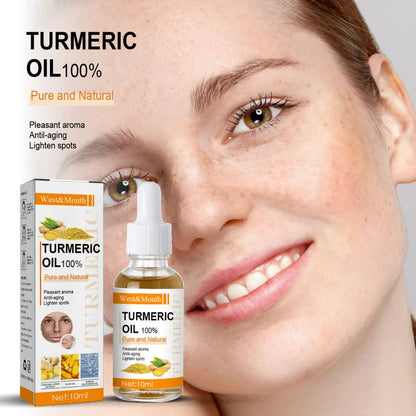 Turmeric Remove Dark Spots Essential Oil Anti wrinkle Serum 100% Pure Therapeutic Grade Face Whitening Moisturizing Skin Care