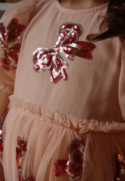 2025 Girls Party Princess Dress KS Kids Sequin Mesh Dresses Girl Full Print Dress Carnival Party Baby Cute Skirt Children Gifts