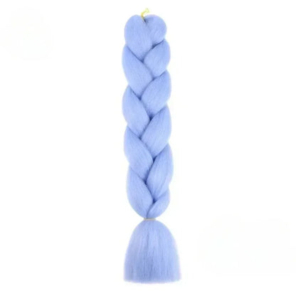 YUNLU 24Inch Synthetic Crochet Hair Extensions for White Women Box Twist 165g Jumbo Braiding Hair Pre Stretched Wholesale A33 24inches