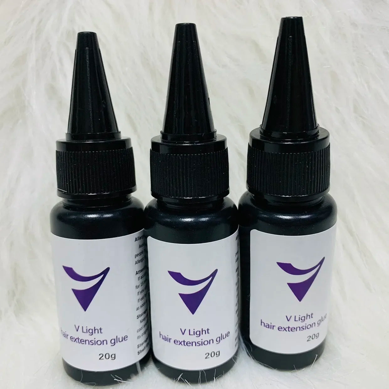 1PC 20gHair Extension Tools V-Light Technology Hair Extension Set Wig Hair Piece Real Hair Fast Grafting Tool Firm and Traceless