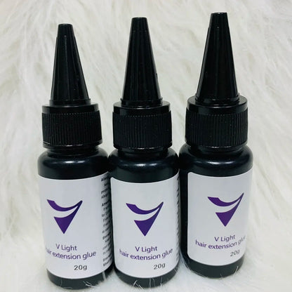 1PC 20gHair Extension Tools V-Light Technology Hair Extension Set Wig Hair Piece Real Hair Fast Grafting Tool Firm and Traceless