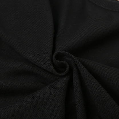 Guitar Print Sleeveless Tank Top Y2K Casual Ribbed Women Grunge Crop Top Harajuku Fashion Vest Tee 90s Street Outfits