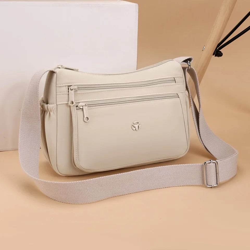 Just Hold A Lot Waterproof Nylon Shoulder Crossbody Bags for Women Messenger Travel Daily Use Bags Suitable for Mothers Shopping