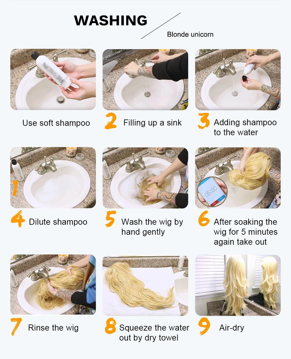 Allbell Magique Short Wavy Wig Bob Curly Wig With Bangs Dirty Orange Lolita Wigs Natural Synthetic Wig For Woman Heat Resistant