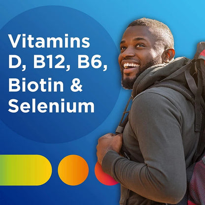 Men's multivitamin/multimineral supplement with vitamin D3, B vitamins and antioxidants to support fat metabolism