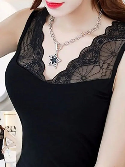 Hollow Out Lace Blouse Elegant Shirt Ladies Tops M-XXXL Crochet Short Sleeve Bottoming Shirts Women Blouses Tops DF1490 black