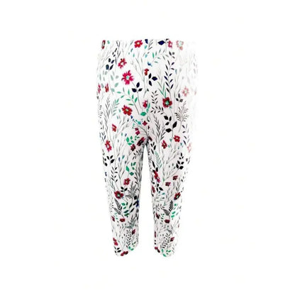 Plus Size Fashion Printed For Women Cropped Leggings Women's Tight Pants Seven-point Leggings