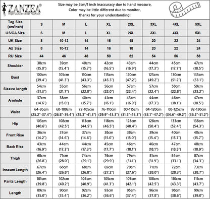 2025 ZANZEA Fashion Autumn Long Shirt Pant Suits Women Outfts 2 Piece Sets Long Sleeve Printed Tops Trousers Casual Tracksuits Badiee Stylez