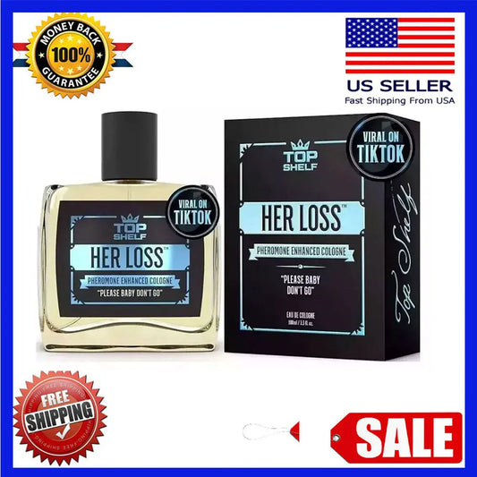 Her Loss - Pheromone Cologne for Men | Attraction & Confidence | Men’s 50ml Lasting Glamour Awaken Scent Eau De Toilette - Badiee Stylez