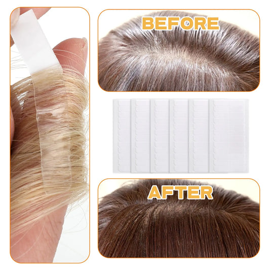 60/120/180/360pcs Hair Extension Tape Tabs,Double Sided Tape in Extension,Adhesive Wig Tape  Beauty Tool for Hair Extensions Wig