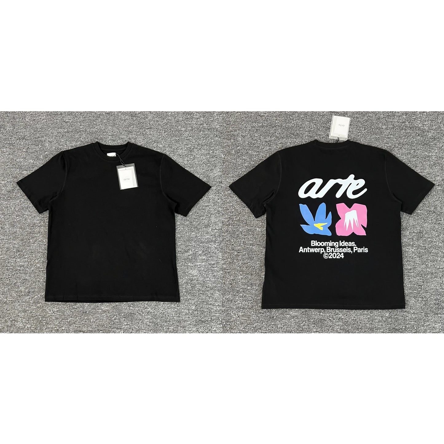 ARTE T-shirts Men Women Couples Streetwear High Quality Print Round Neck Short Sleeve Arte Top Tee One Day Shipped Out 5