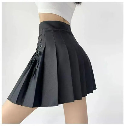 Fashion Clothes Women's College Style Short Skirt Versatile Chic Pleated Skirt High Waist Female Student Small Fresh Mini Skirt Badiee Stylez