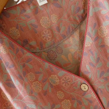 2025 Spring/Summer New Women's Pajama Set 100% Cotton Short Sleeve+Capris Two Piece Set for Large Flower Thin Home Furnishing