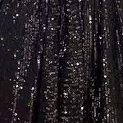 2024 New Fashion Women´s Autumn Sequin Party Dress, Sparkle Long Sleeve Round Neck Short Cocktail Dress with Belt Badiee Stylez