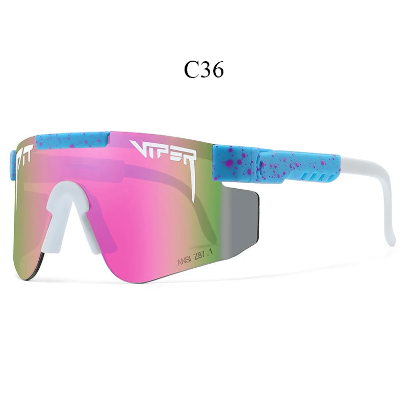 Adult UV400 Cycling Sun Glasses Pit Viper Sunglasses Men Women Outdoor Baseball Eyewear Sport Goggles Mtb Shades CC36
