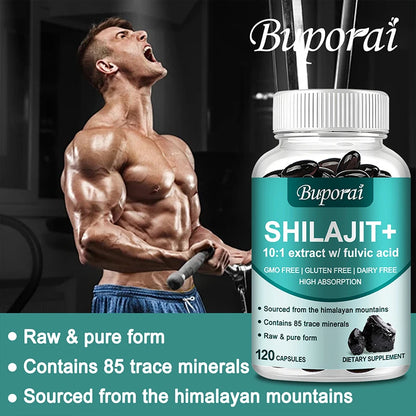 Shilajit - Brain, Focus, Memory and Immune Health, Reduce Fatigue and Improve Endurance