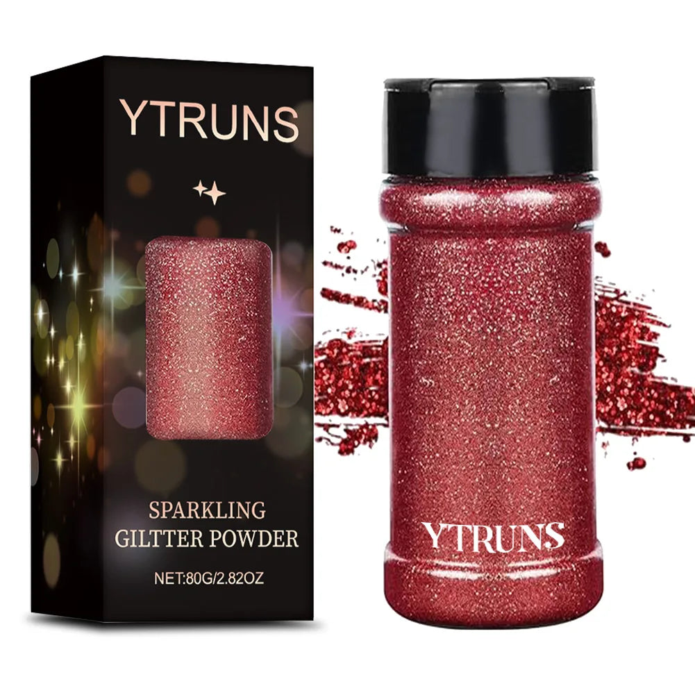 Laser Glitter Powder, 80g, 6 Colors, for Nail Art, Crafts, Candle Making, DIY Projects, Fine Glitter for Precise Designs 04