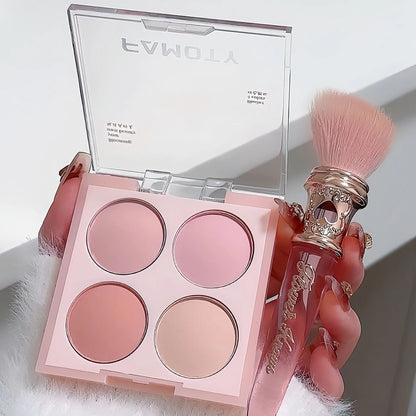 4 Colors Blush Powder Face Makeup Sweet Warm Colors Matte Cheek Powder Facial Beauty Cosmetic Makeup Blush 03