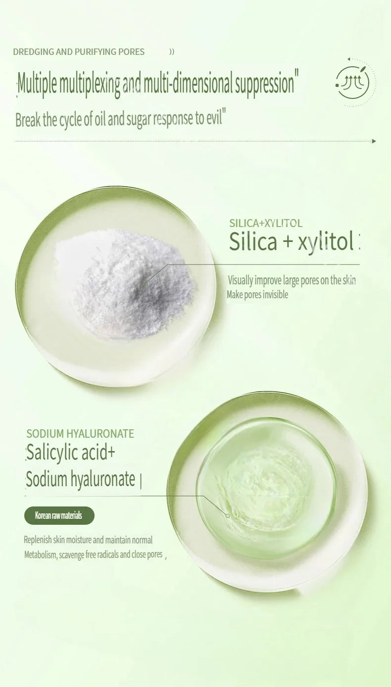 Salicylic Acid Pore Shrinking Cream Reduce Large Pore Tighten Refining Face Repair Rough Dull Pore Brighten Moisturize Skin Care