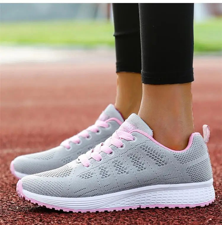 Fashion 2025 New Women's Sneakers Platform Shoes Woman Plus Size Casual Sneaker Woman Lace Up Female Sneakers Tenis Feminino Badiee Stylez