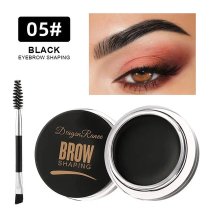 Matte Brown Black Wild Eyebrow Cream 3D Natural Tint Eyebrow Enhancers Gel Wax Waterproof Lasting Eye Makeup Cosmetic Tools 05