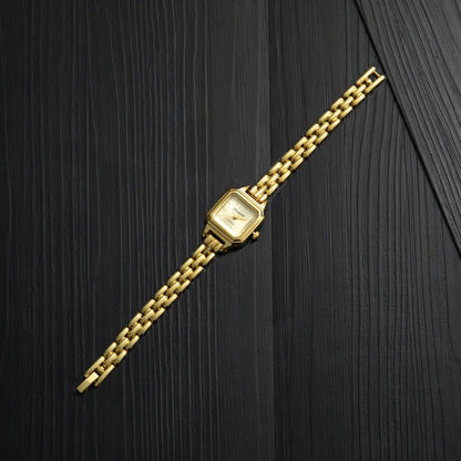 Luxury Golden Women's Quartz Watches Fashion Brand Square Ladies Wristwatches Clock Simple Elegant Woman Watch relogio feminino