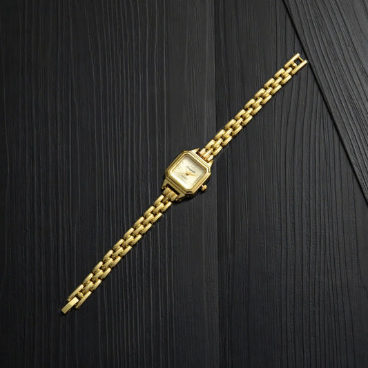 Luxury Golden Women's Quartz Watches Fashion Brand Square Ladies Wristwatches Clock Simple Elegant Woman Watch relogio feminino