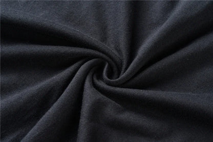 Plus Size Casual T-shirt Women's Plus Moon Print Short Sleeve Round Neck Slight Stretch T-shirt