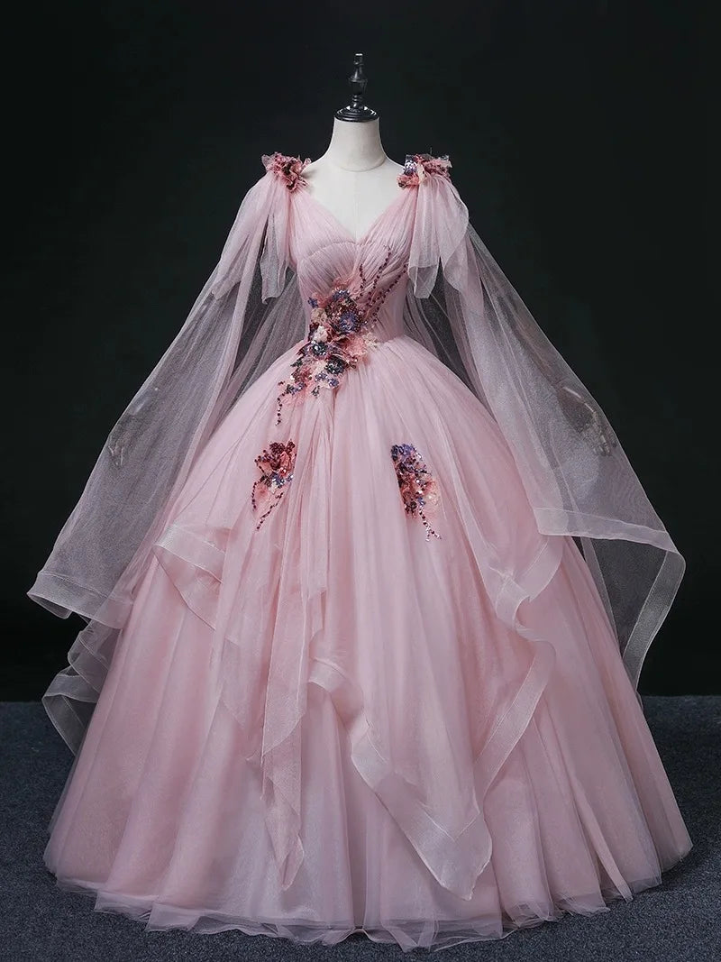 2025 New Women's Bean Paste Powder Mesh Long Evening Dress Fashion Glitter Bead Stickers Look Thin V-neck Back Strap Dress Badiee Stylez