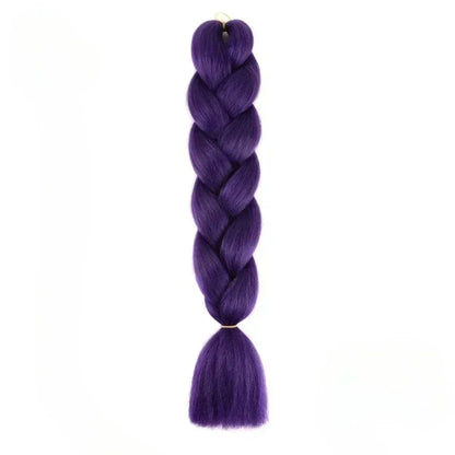 YUNLU 24Inch Synthetic Crochet Hair Extensions for White Women Box Twist 165g Jumbo Braiding Hair Pre Stretched Wholesale A34 24inches