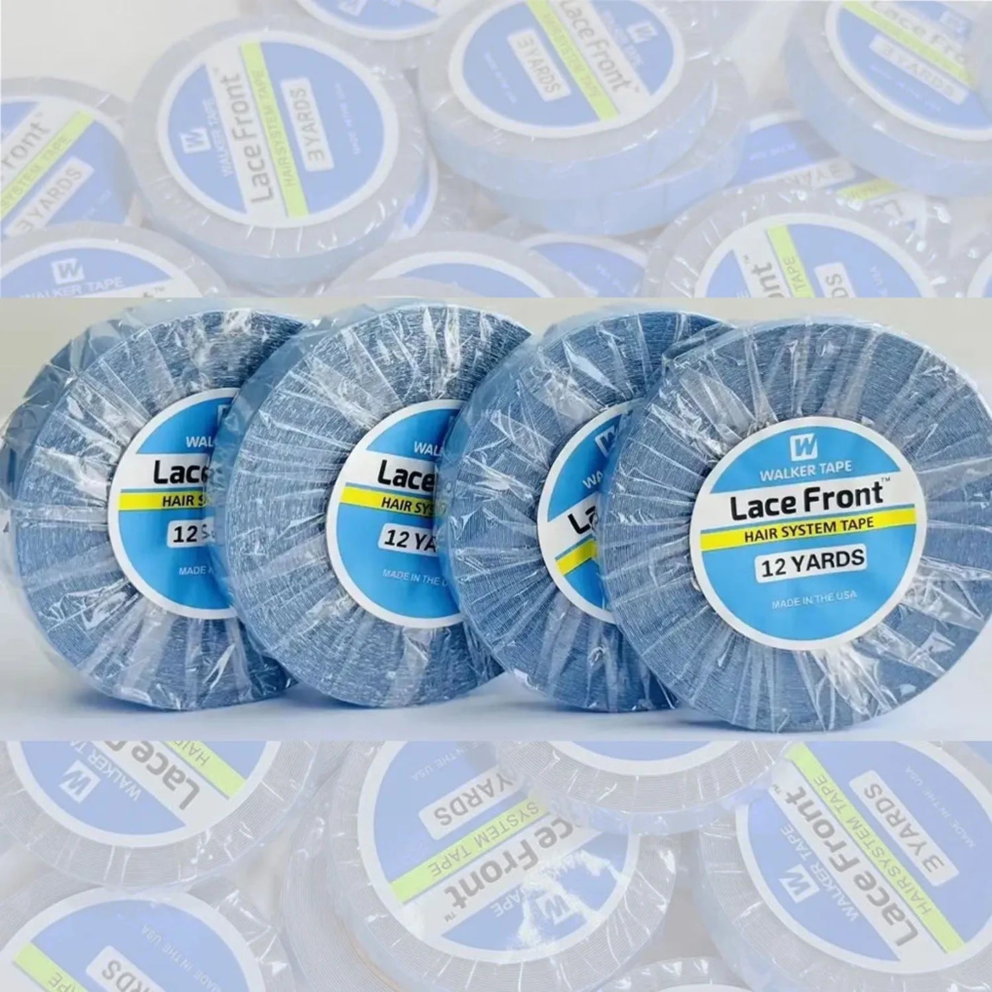 Ultra Hold Double-Sided Hair System Tape for Lace Front Wig 12Yards/3Yards Walker Tape Hair Extension Glue for Lace Closure