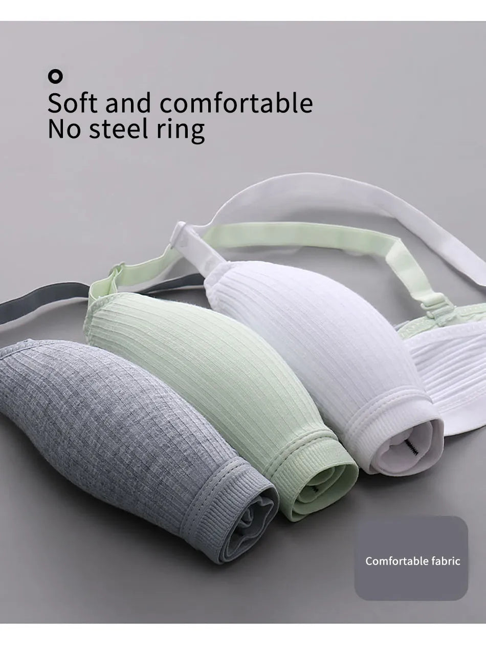 Sport Underwear for Teens Seamless Girl No Underwire Training Bra Soft Skin-Friendly School Girl Small Size Bra Clothing Badiee Stylez