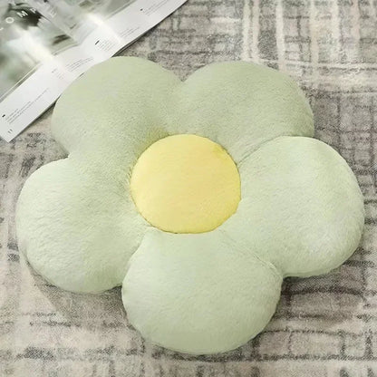 Sunflower Pillow, Daisy Seat Cushion, Flower Mat, Office Mat, Plush Toy Mat, Christmas Gift, Halloween, Thanksgiving Gift Badiee Stylez