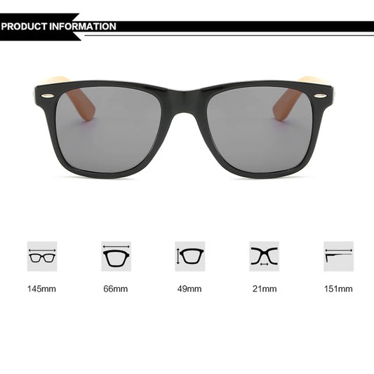 16 color Bamboo Sunglasses Men Wooden Sunglasses Women Brand Designer Mirror Original Wood Sun Glasses retro de sol masculino