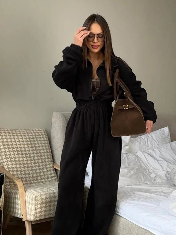 Jumpsuits Women Rompers One Piece Full Sleeve Zipper Overalls Long Pants Elastic High Waist Rompers Y2k Streetwear Jumpsuit 2025 Badiee Stylez