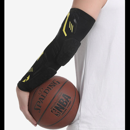 Anti-collision Arm Sleeve Protective Compression with Elbow Honeycomb Pad for Youth & Adult Sport Basketball Football Volleyball