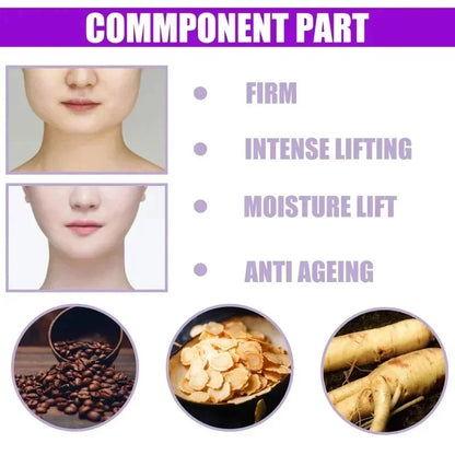 V Face Slimming Cream Enzyme Massage Cream Firm Face Lift To Remove Masseter Double Chin To Lighten Neck Line Fat Burning Cream