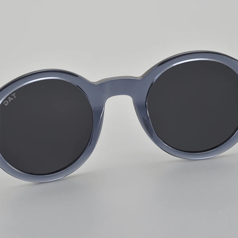TAG Hezekiah luxury Brand vintage Polarized Sunglasses Men Women Retro round Driving Sun glasses Fashion UV400 acetate Sunglass